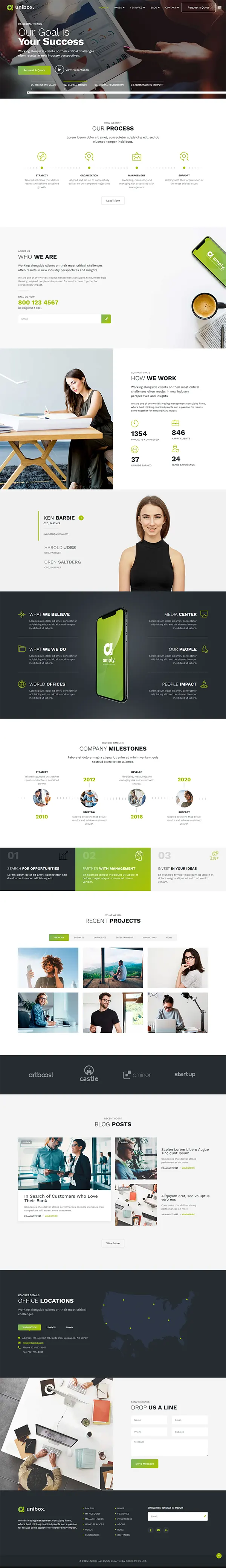 Unibox - Joomla 6 Multipurpose Corporate Business Template
